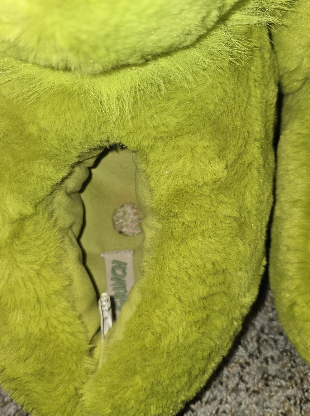 Christmas Grinch slippers US Men Size 10/11
